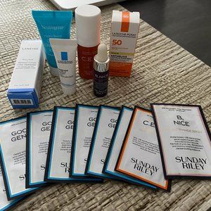 Face Cream Moisturizer Sunscreen Serums Bundle 15 Try Ons Sample items